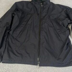 66 Degrees North Iceland Jacket Womens XL Black Windbreaker Full Zip Event Mesh